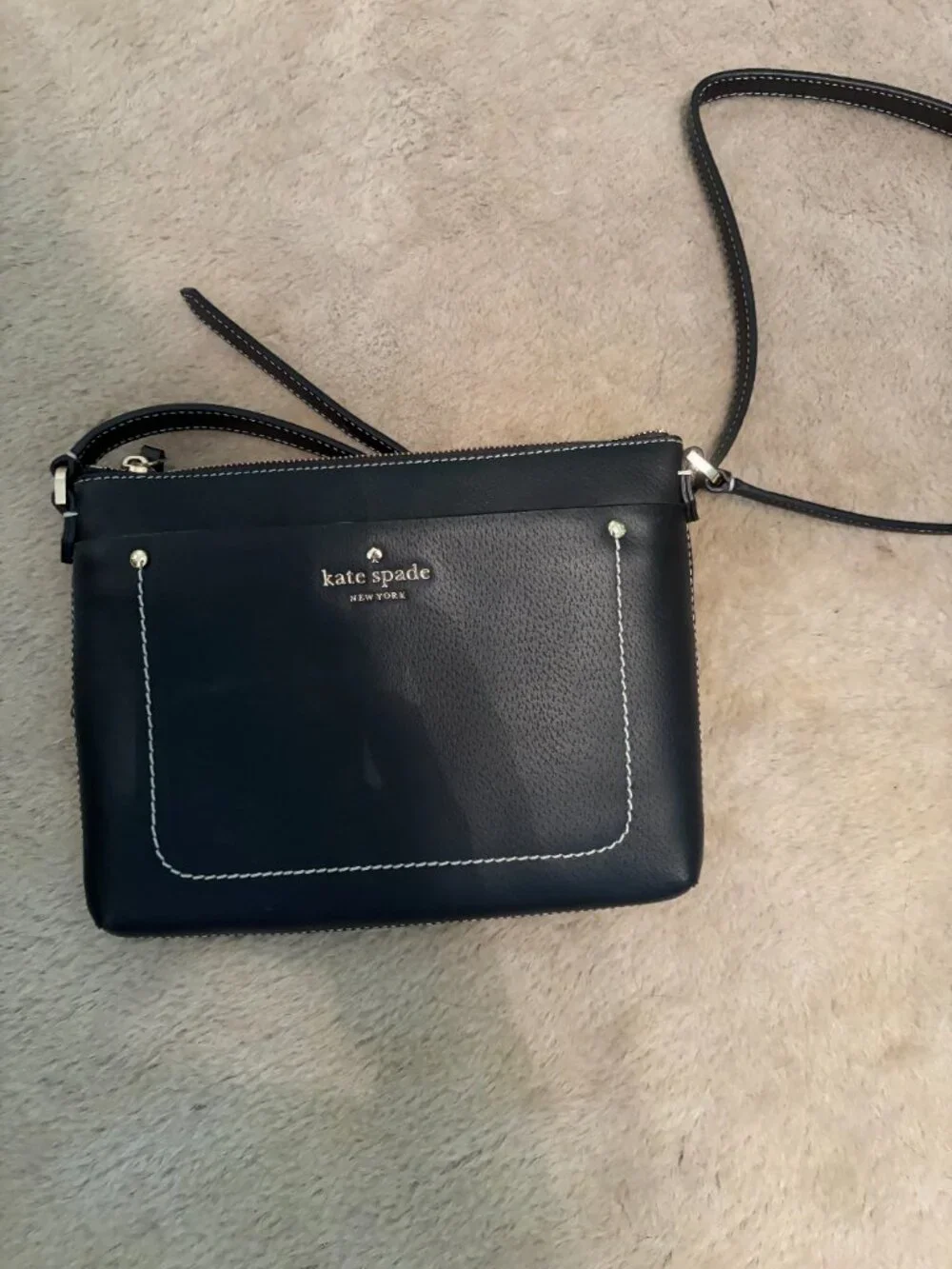 Black Kate Spade Purse 10.5
